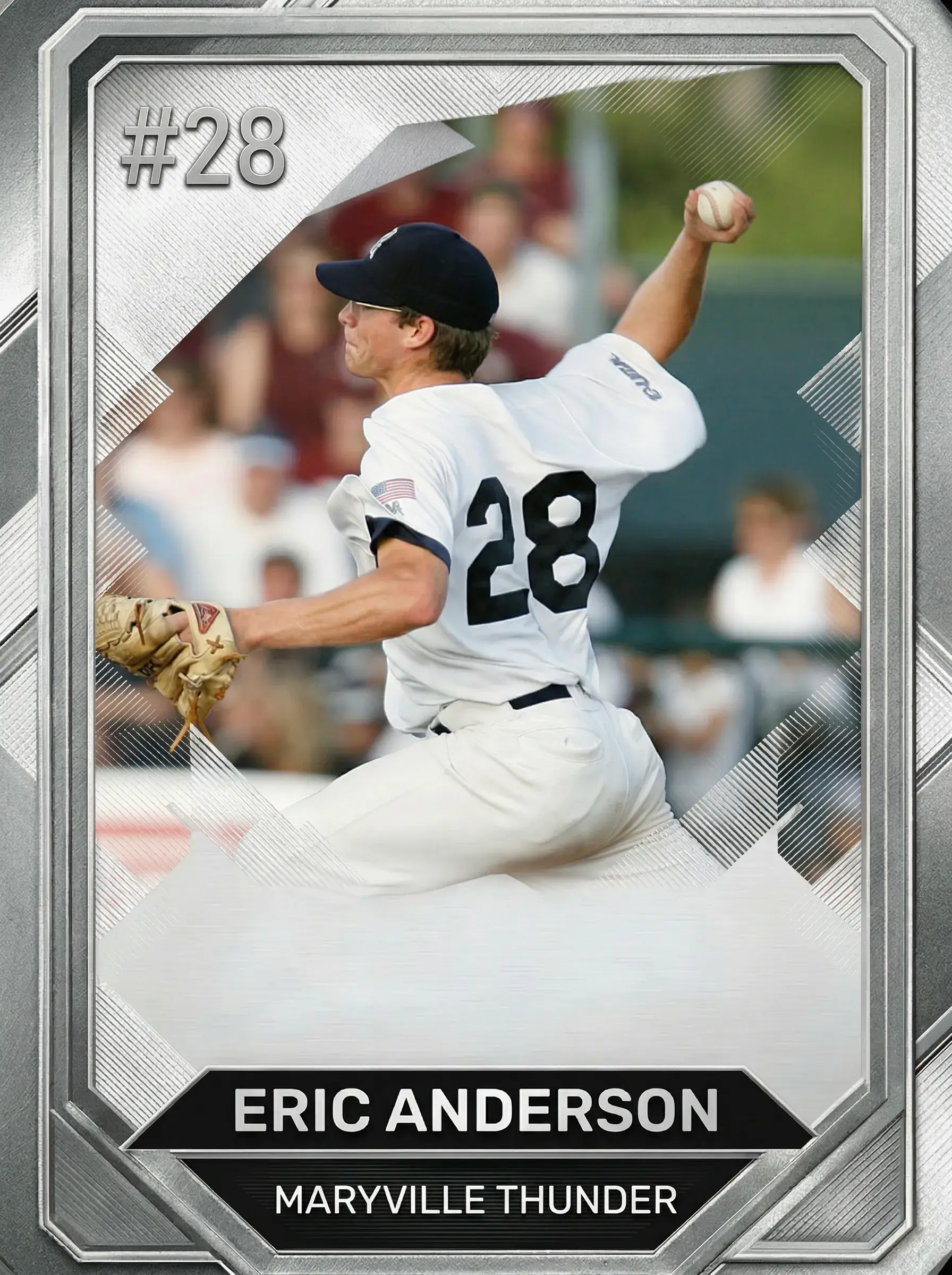 Chrome custom trading card design