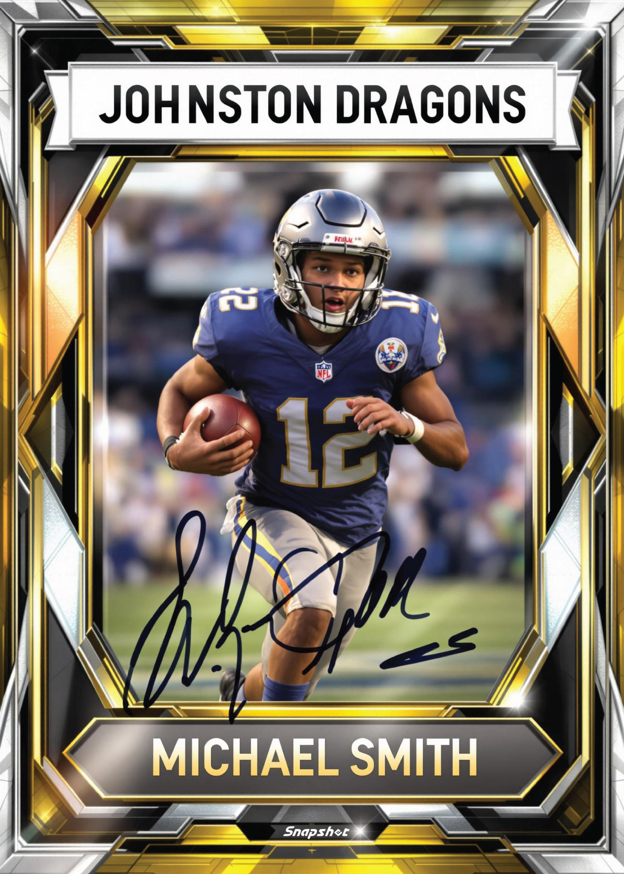 Gold chrome card